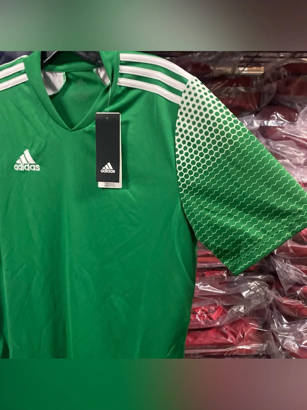Adidas Regista 20 Soccer Jersey NWT Kids XL Green/White Aeroready FI4567